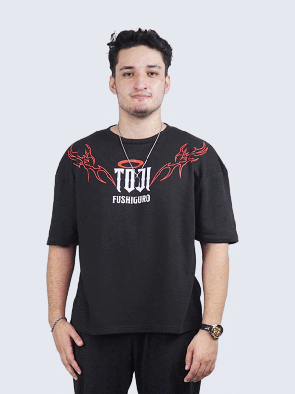 Toji Oversized Graphic Tee - Image 2