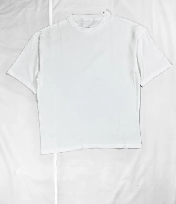 Weekend White Oversized Graphic Tee - Image 3